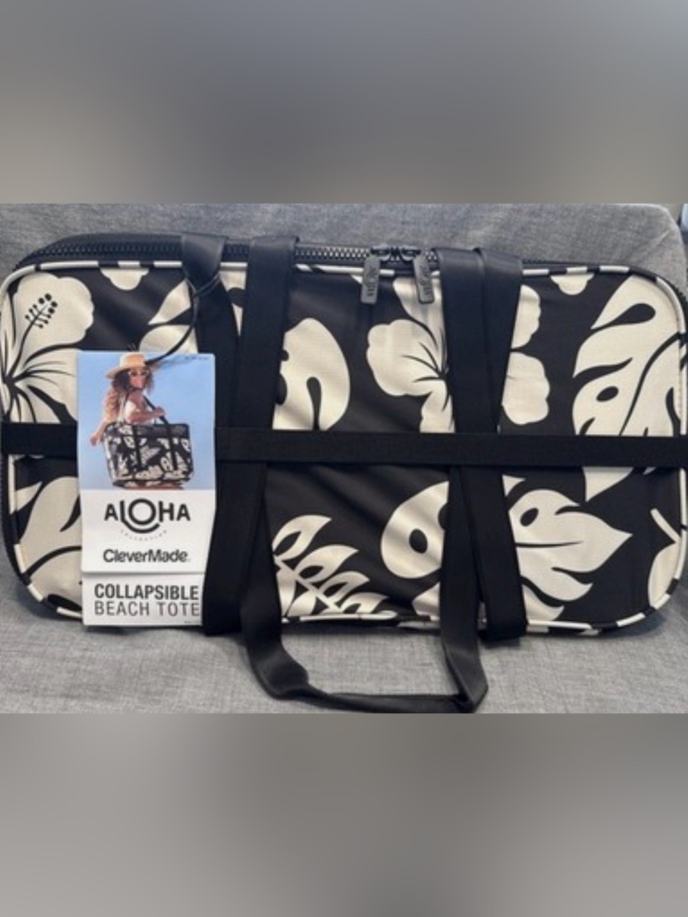 CleverMade x Aloha Collapsible Beach Tote - Brand New - Picture 3 of 3